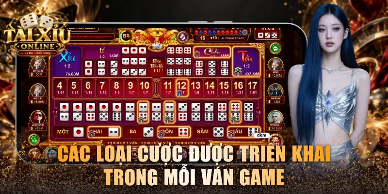 Tài Xỉu Hitclub - Dự Đoán Quân Vị Bùng Nổ Thưởng Lớn 3 Các loại cược được triển khai trong mỗi ván game