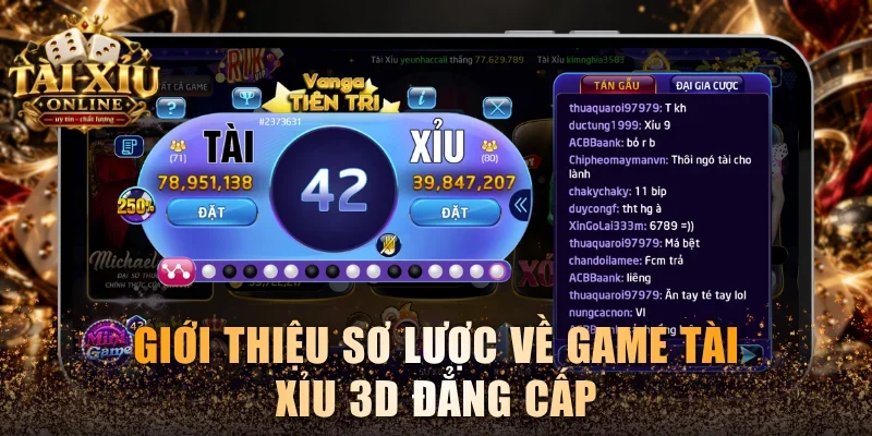 Tài Xỉu 3D – Trải Nghiệm Không Gian Đỏ Đen Hiện Đại Ấn Tượng 2 Giới thiệu sơ lược về game Tài xỉu 3D đẳng cấp